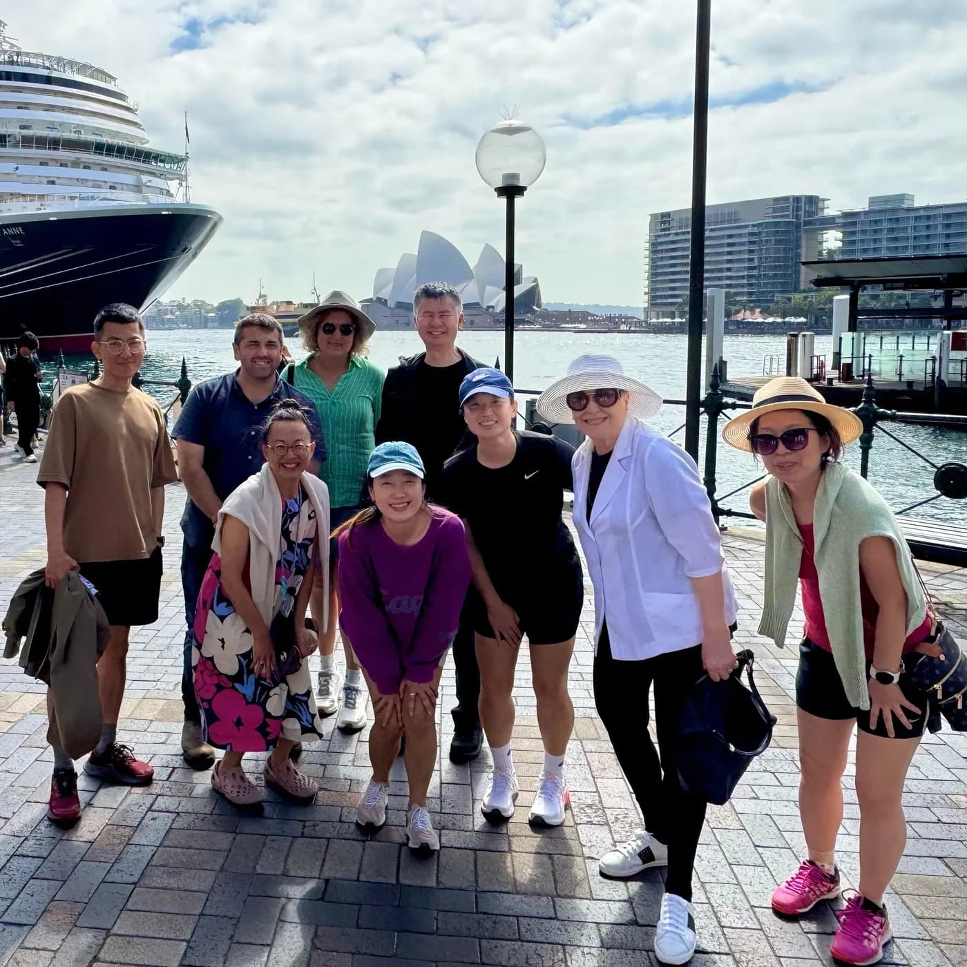 A community group out together at Sydney Harbour